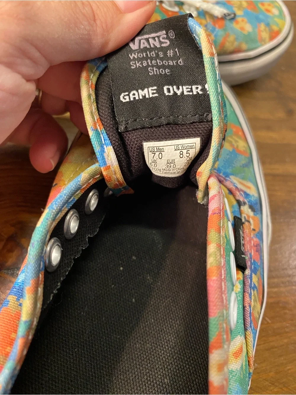 Vans Nintendo Mario Bros. Canvas Low-Top Sneakers - women’s 8.5 / men’s 7